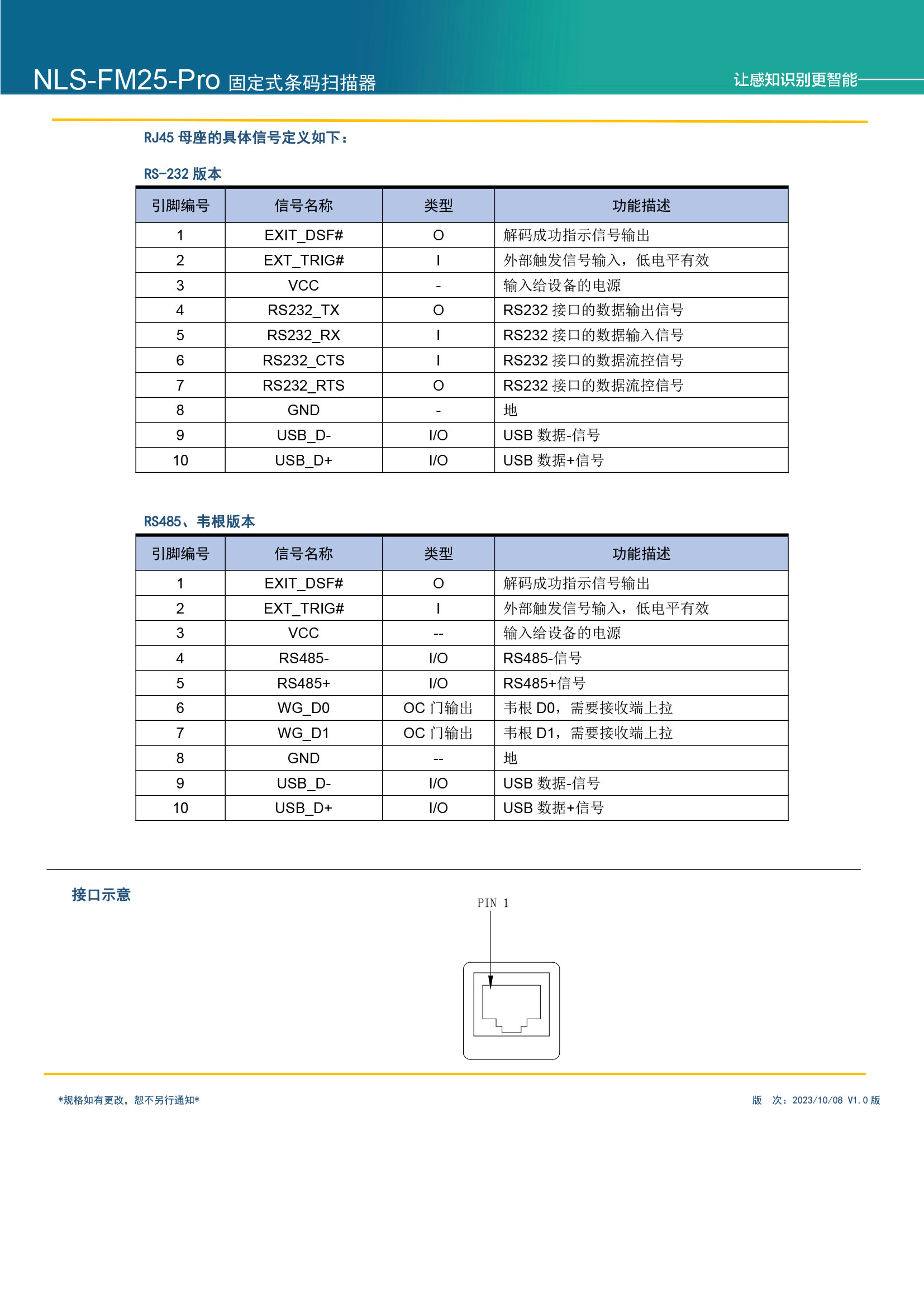 新大陆NLS-FM25 固定式条码扫描器